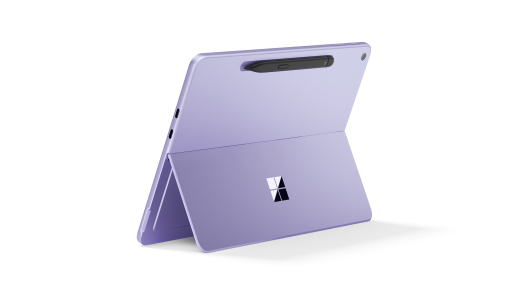 Angled rear view of Surface Pro 12-inch pen charging