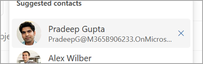Hide your contacts in Web screenshot two