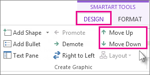 Move date up or down