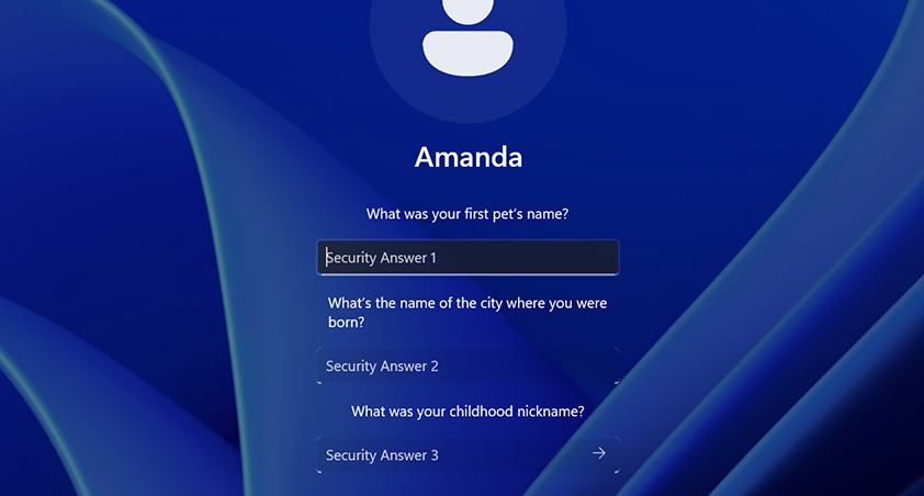 Local sign in button